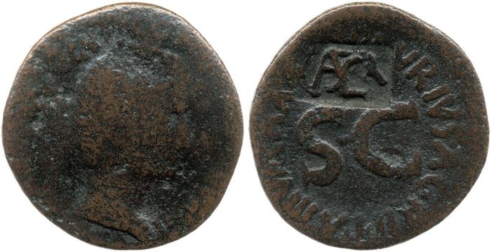 RIC I (second edition) Augustus 427, реверс, bm