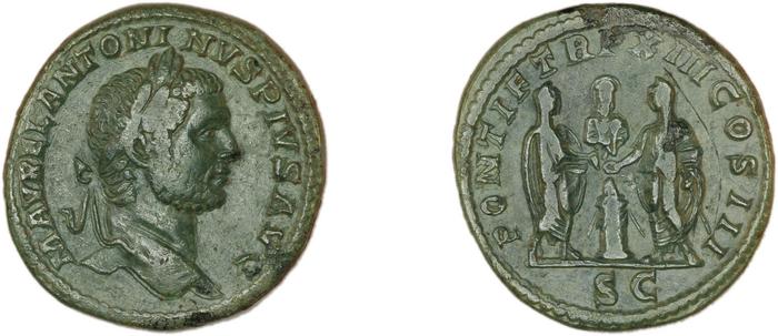 реверс RIC IV Caracalla 452A
