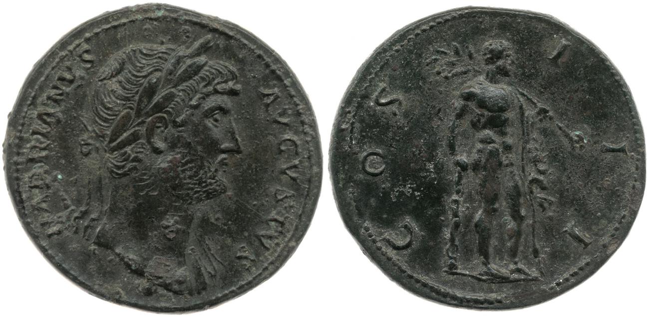 аверс RIC II, Part 3 (second edition) Hadrian 2830