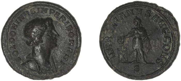 реверс RIC V Aurelian 319