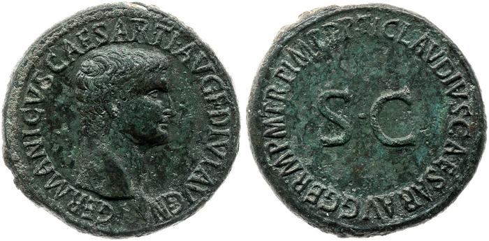 реверс RIC I (second edition) Claudius 105