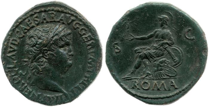 RIC I (second edition) Nero 329, реверс, bm