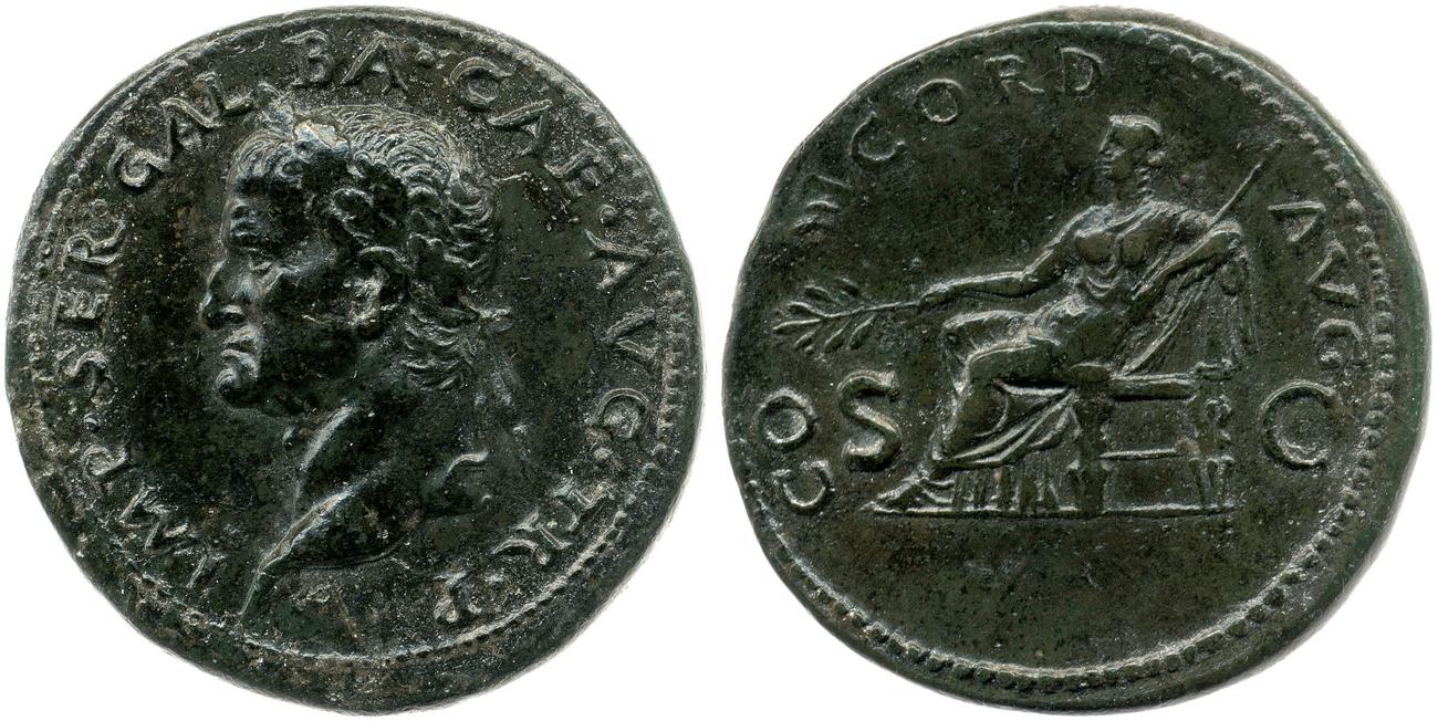 аверс RIC I (second edition) Galba 340