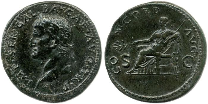 реверс RIC I (second edition) Galba 340