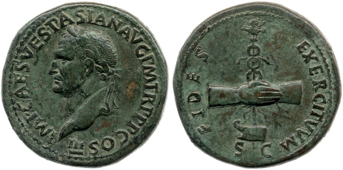 аверс RIC II, Part 1 (second edition) Vespasian 156