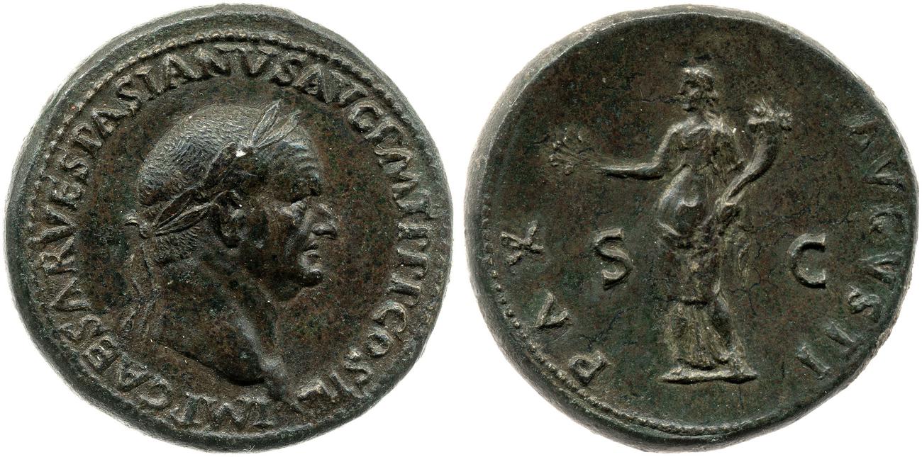 аверс RIC II, Part 1 (second edition) Vespasian 96