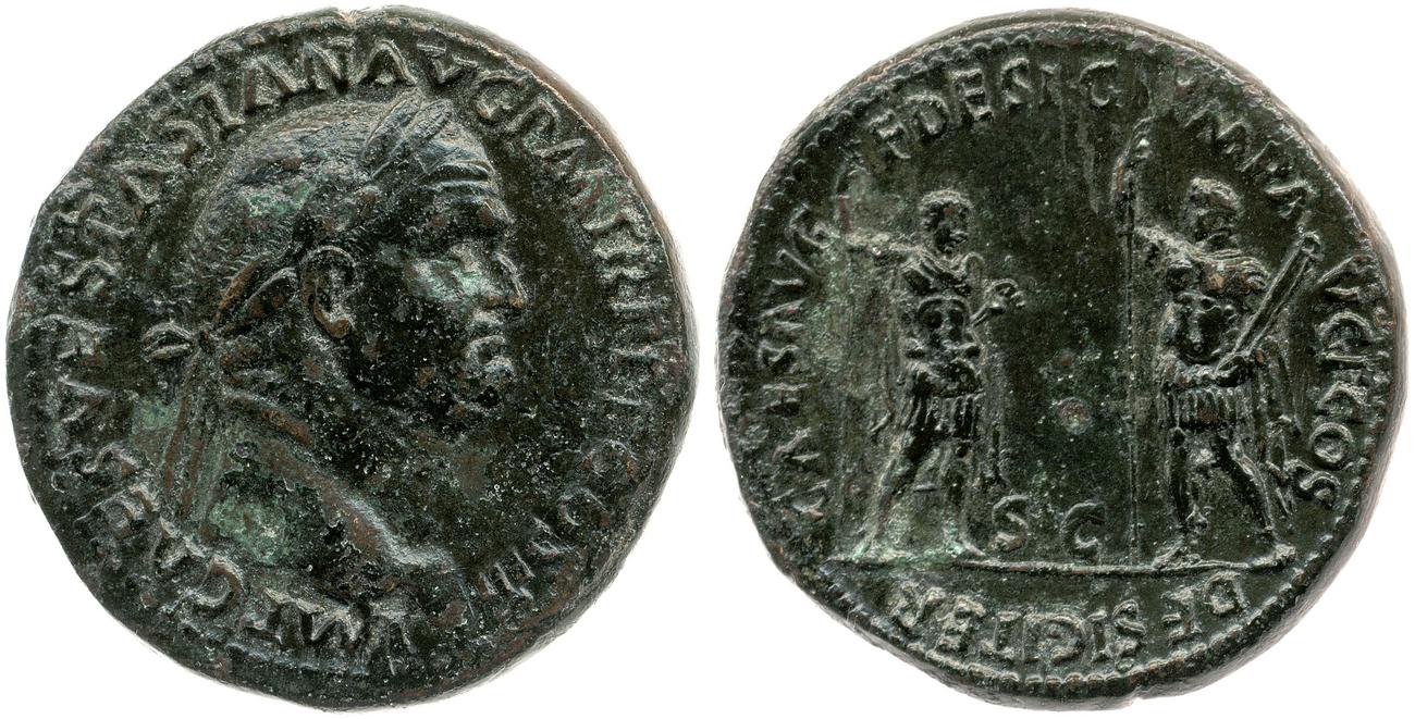 аверс RIC II, Part 1 (second edition) Vespasian 154