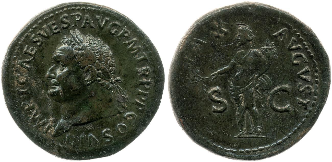 аверс RIC II, Part 1 (second edition) Titus 155