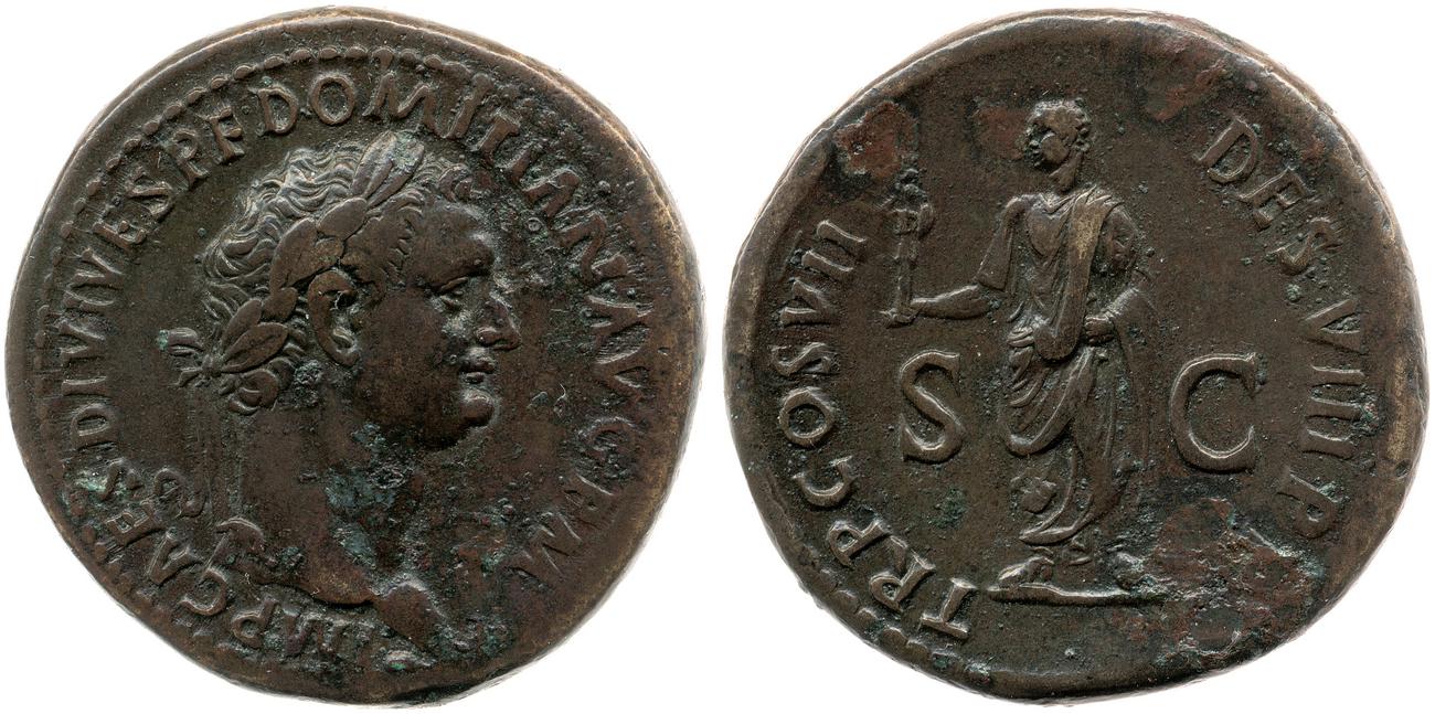аверс RIC II, Part 1 (second edition) Domitian 80