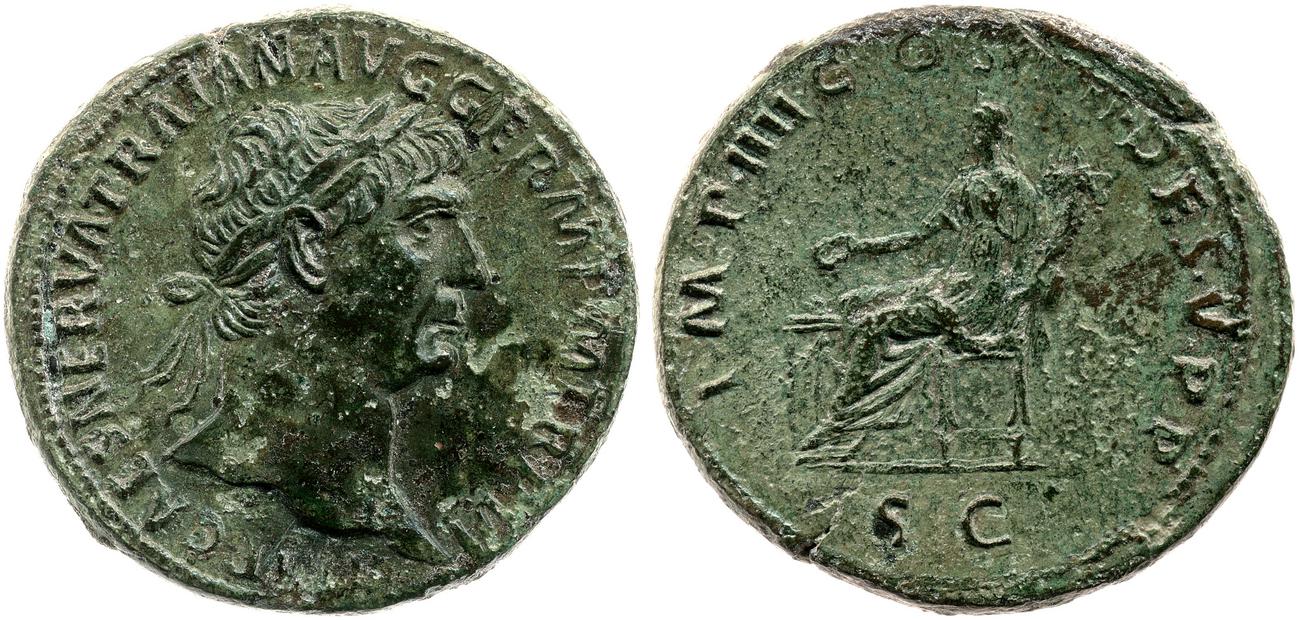 аверс RIC II Trajan 445