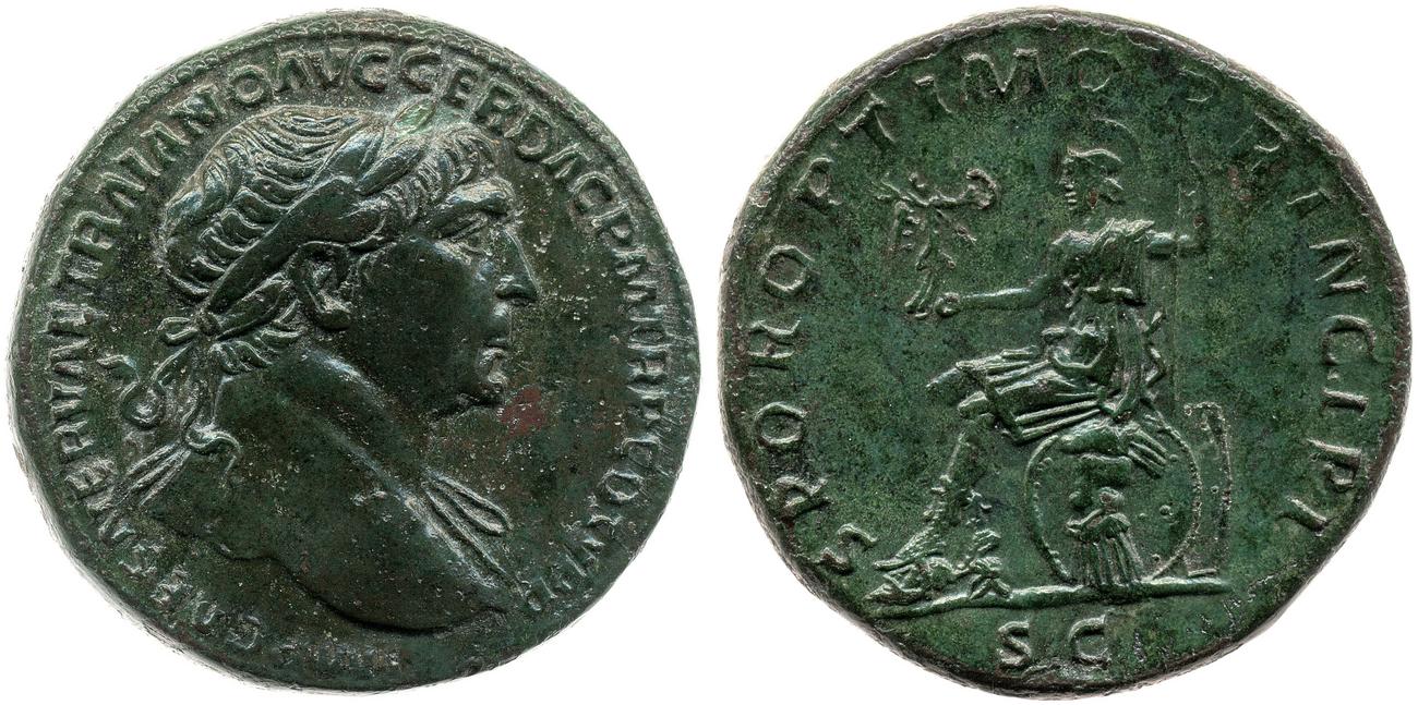 аверс RIC II Trajan 489