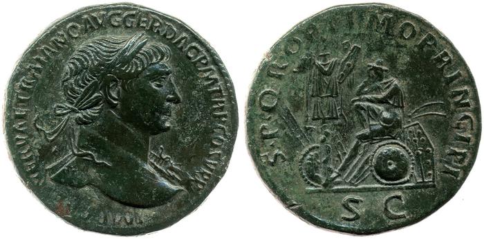 RIC II Trajan 564, реверс, bm