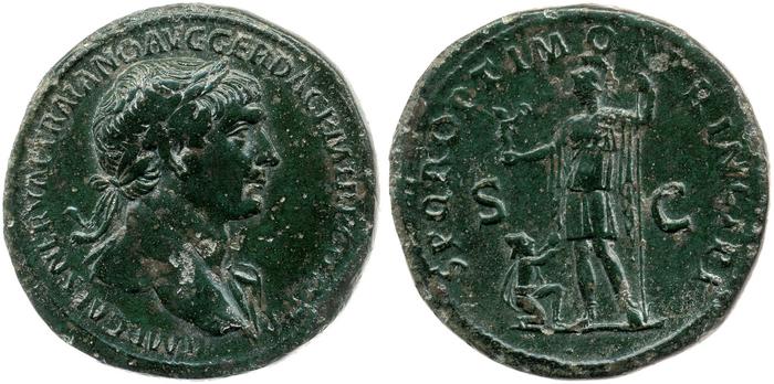 RIC II Trajan 486, реверс, bm