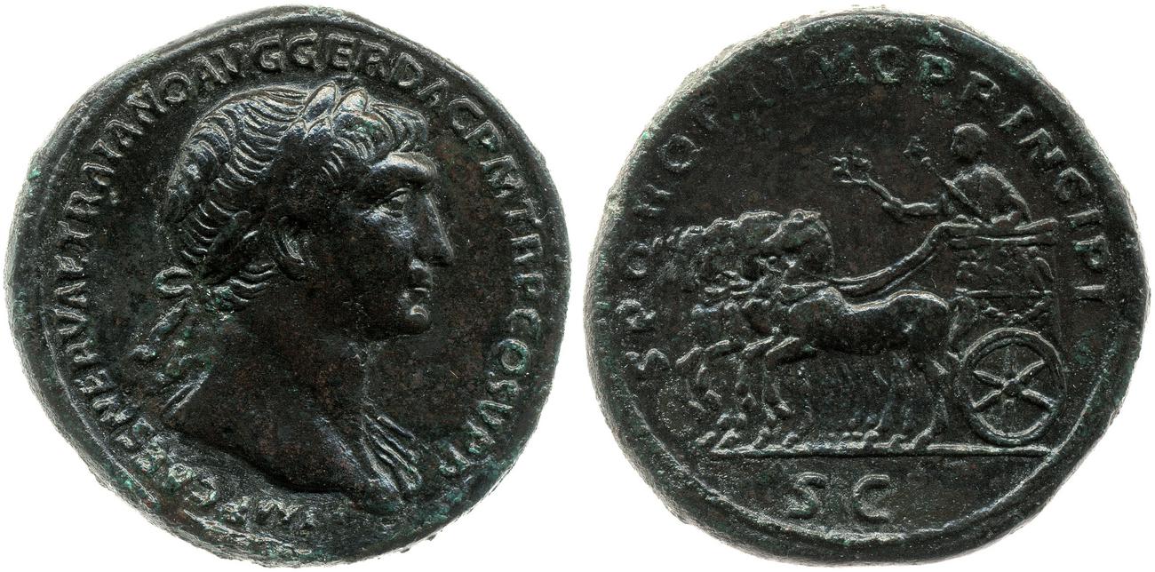аверс RIC II Trajan 532