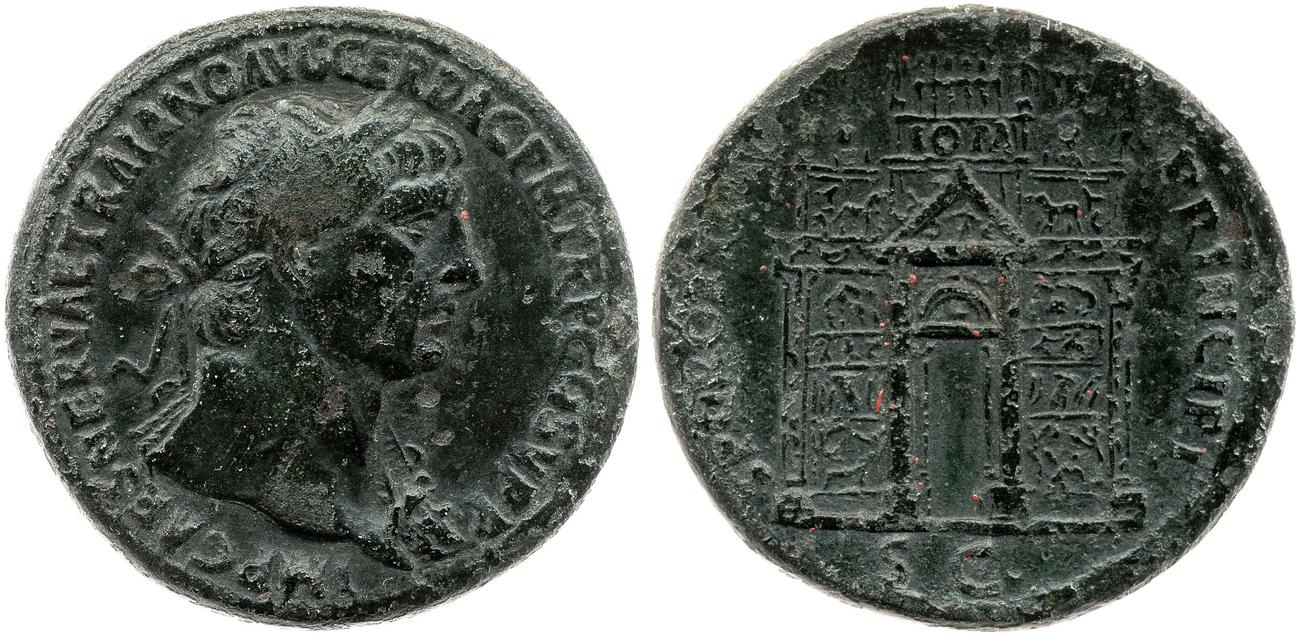 RIC II Trajan 572, аверс, bm