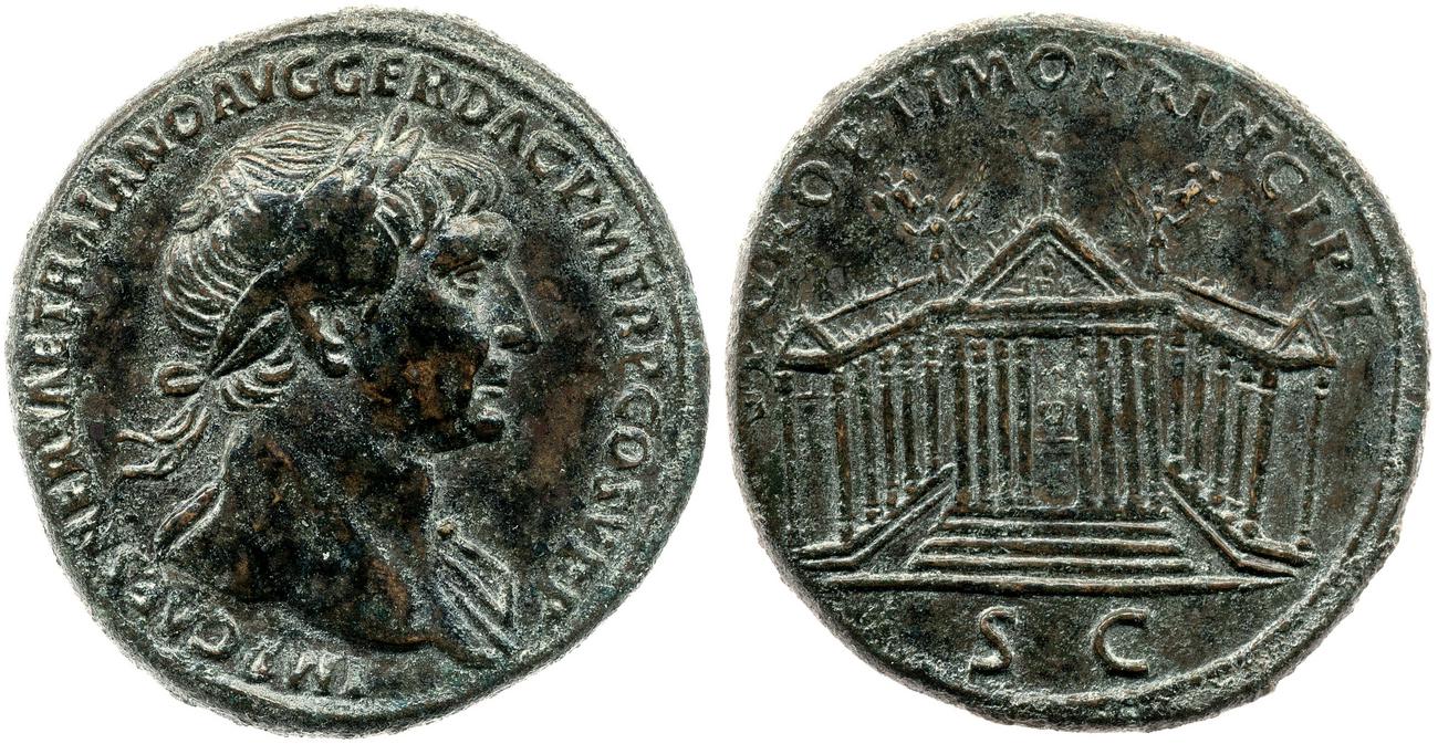 RIC II Trajan 577, аверс, bm