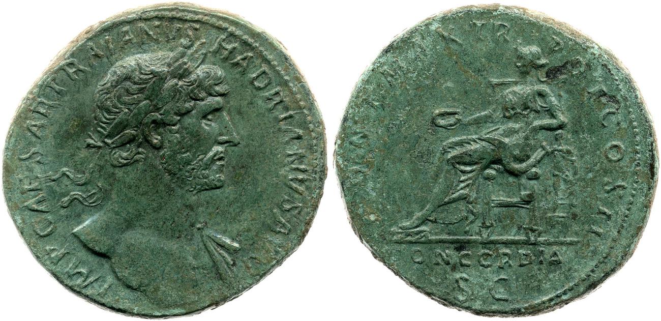RIC II, Part 3 (second edition) Hadrian 148, аверс, bm