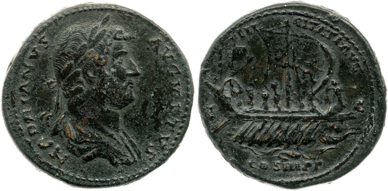 аверс RIC II, Part 3 (second edition) Hadrian 1335