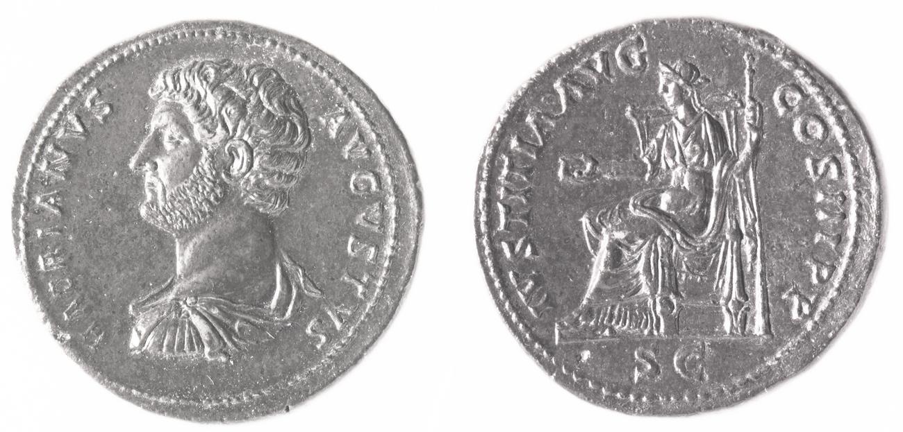 аверс RIC II, Part 3 (second edition) Hadrian 1228