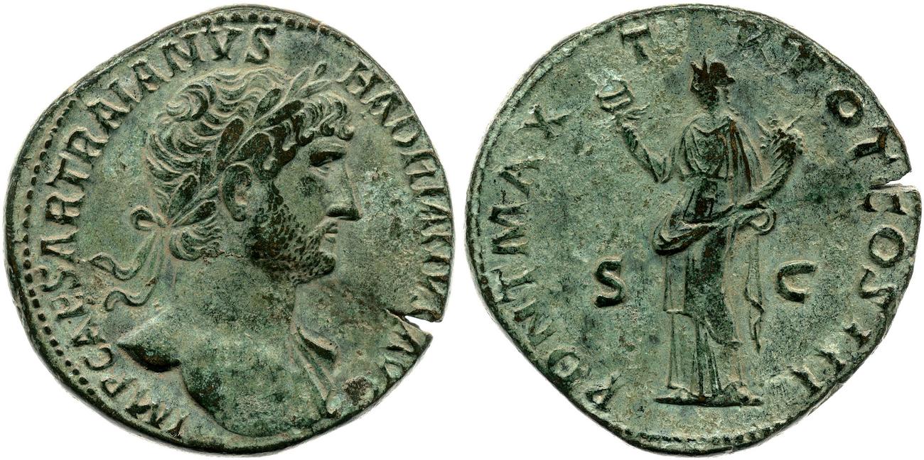 RIC II, Part 3 (second edition) Hadrian 244, аверс, bm
