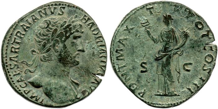 RIC II, Part 3 (second edition) Hadrian 244, реверс, bm