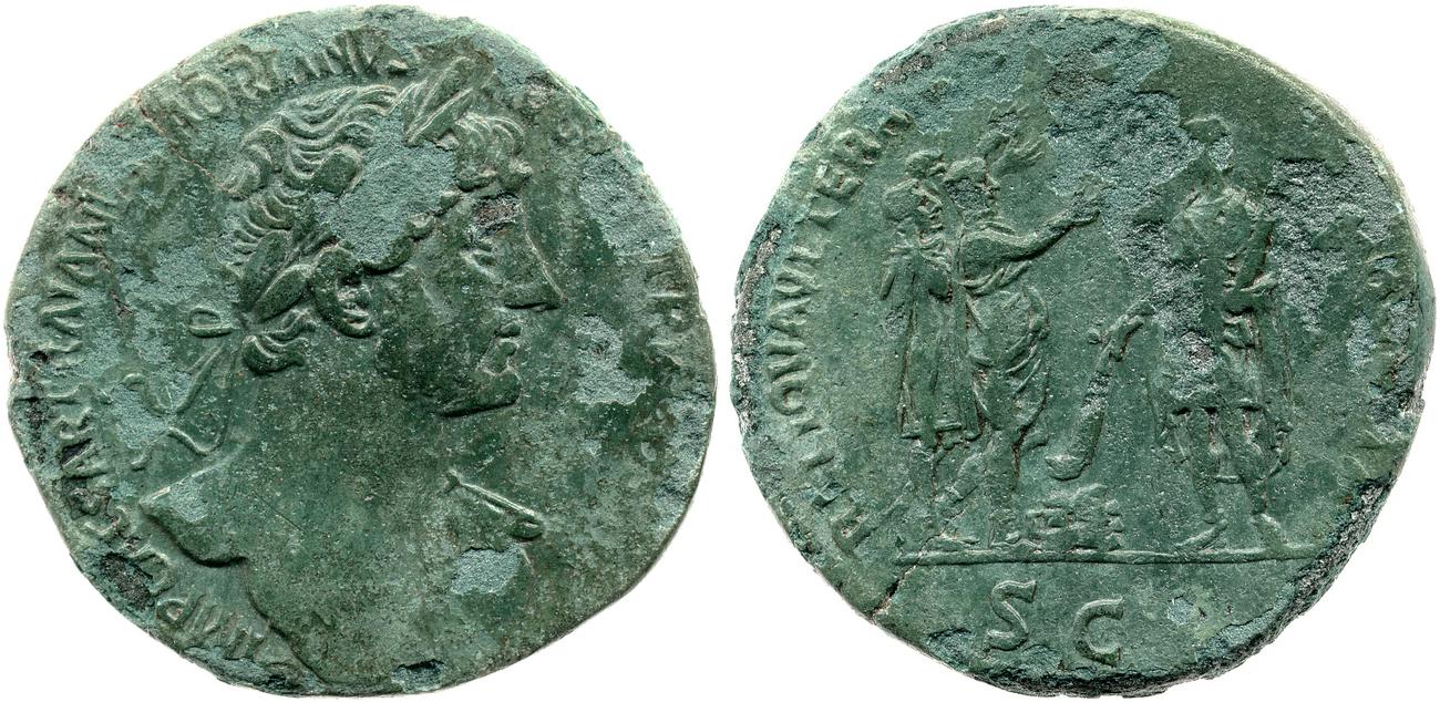аверс RIC II, Part 3 (second edition) Hadrian 264