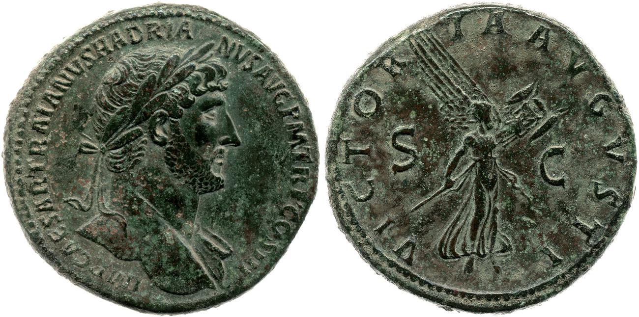 аверс RIC II, Part 3 (second edition) Hadrian 454