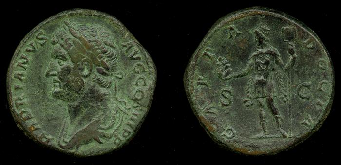 реверс RIC II, Part 3 (second edition) Hadrian 1638