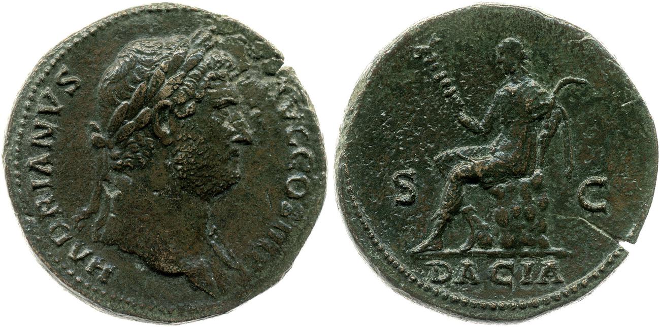 аверс RIC II, Part 3 (second edition) Hadrian 1648
