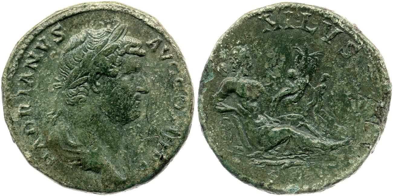 аверс RIC II, Part 3 (second edition) Hadrian 1704