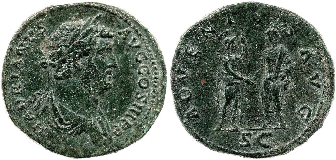 RIC II, Part 3 (second edition) Hadrian 2070, аверс, bm