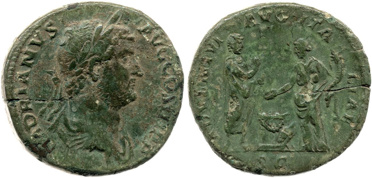 аверс RIC II, Part 3 (second edition) Hadrian 1760