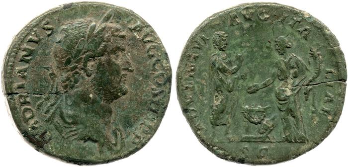 реверс RIC II, Part 3 (second edition) Hadrian 1760