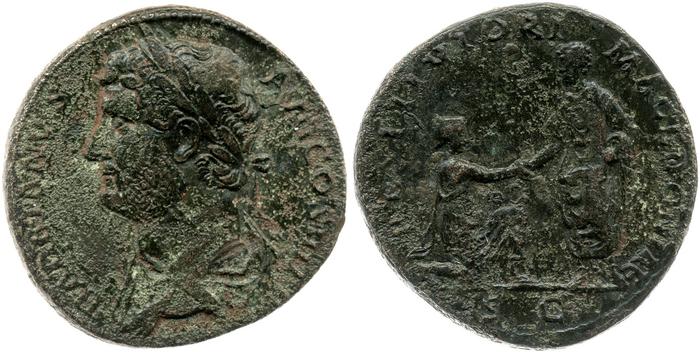 реверс RIC II, Part 3 (second edition) Hadrian 1885