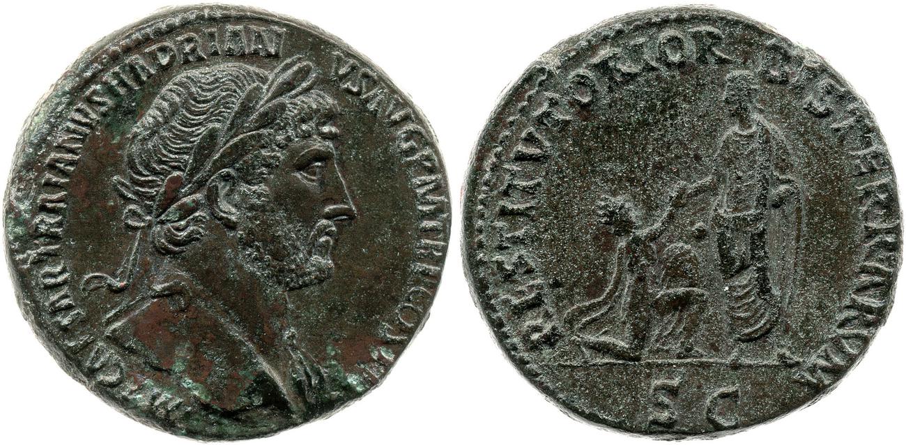 RIC II, Part 3 (second edition) Hadrian 450, аверс, bm