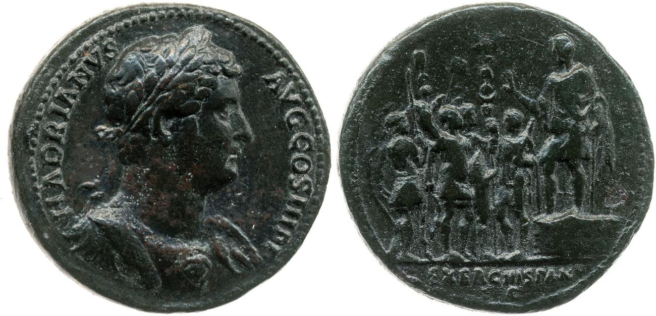 аверс RIC II, Part 3 (second edition) Hadrian 1941