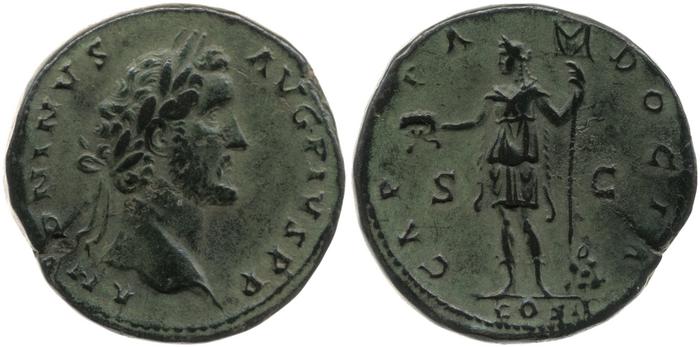 реверс RIC III Antoninus Pius 580