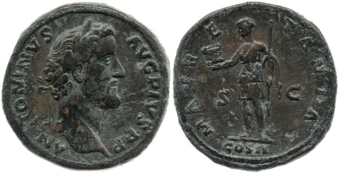 реверс RIC III Antoninus Pius 583