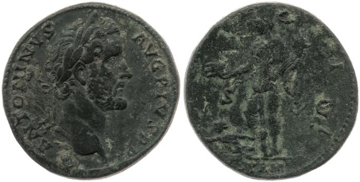 реверс RIC III Antoninus Pius 590