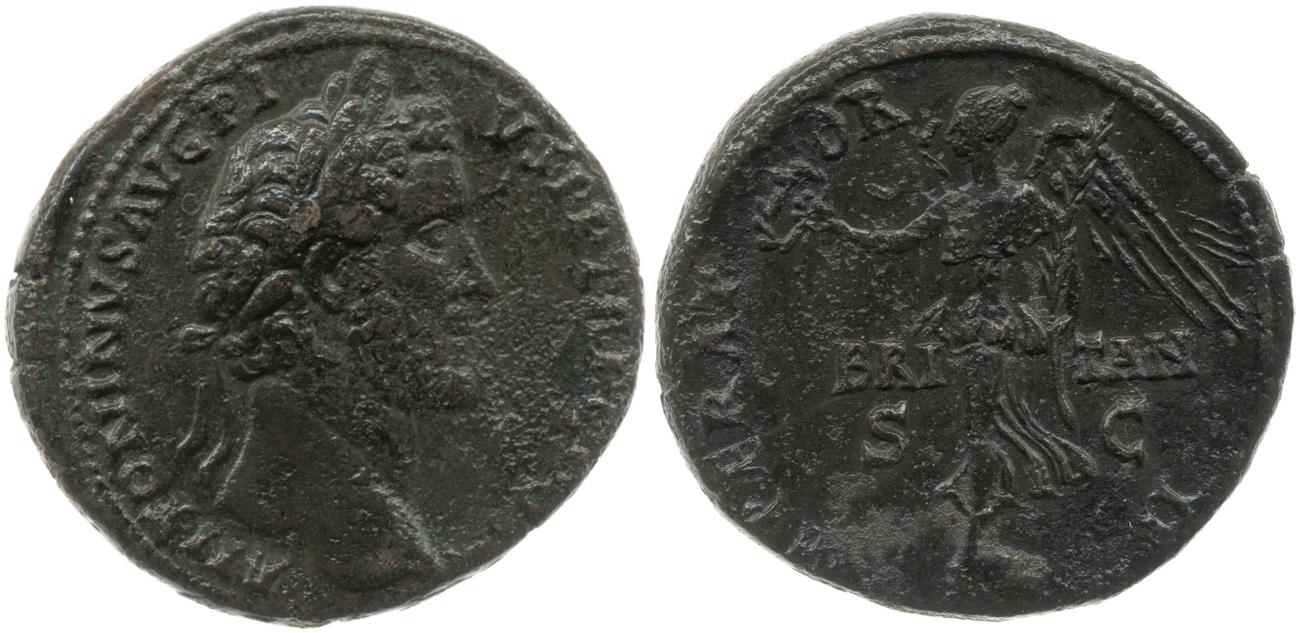 RIC III Antoninus Pius 719, аверс, bm