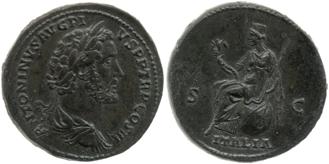 аверс RIC III Antoninus Pius 746B