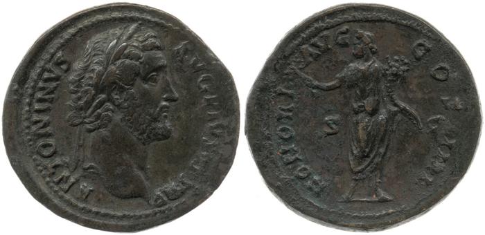 реверс RIC III Antoninus Pius 772