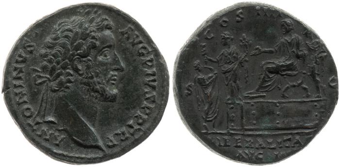 RIC III Antoninus Pius 774, реверс, bm