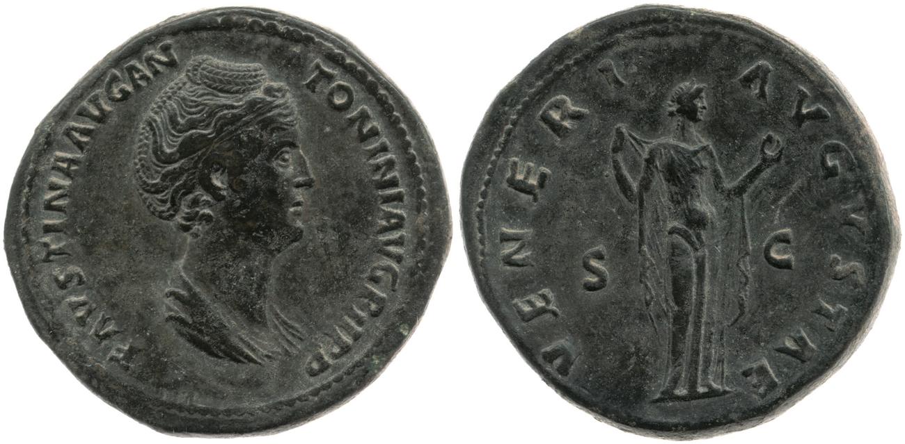 RIC III Antoninus Pius 1081, аверс, bm