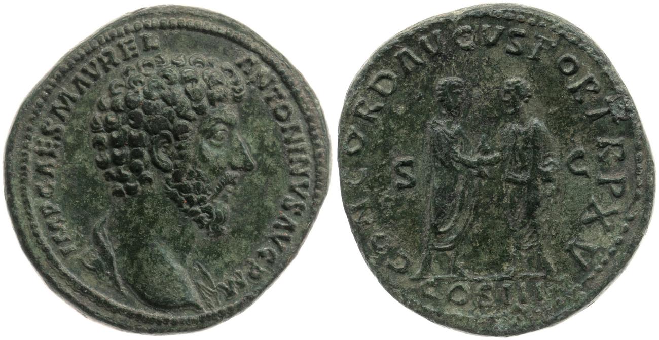 RIC III Marcus Aurelius 795, аверс, bm
