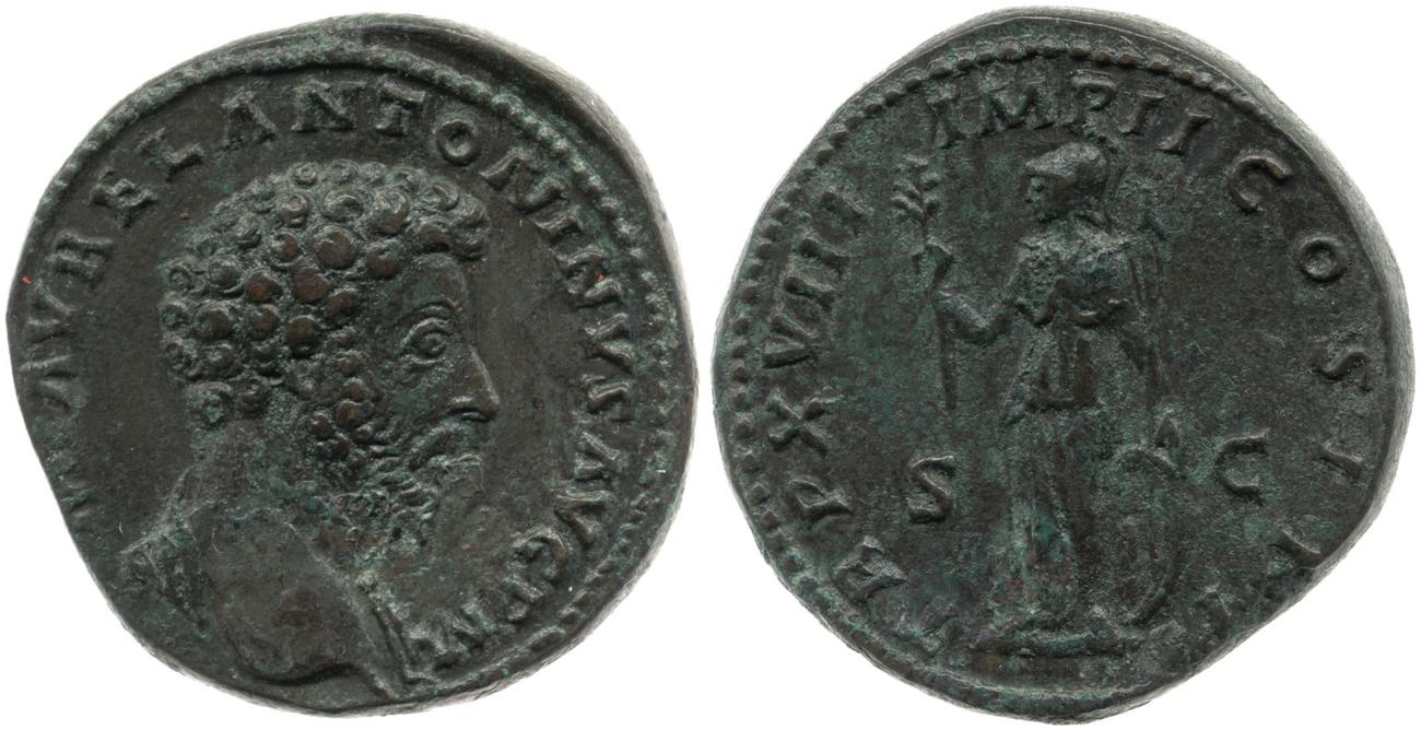 аверс RIC III Marcus Aurelius 869