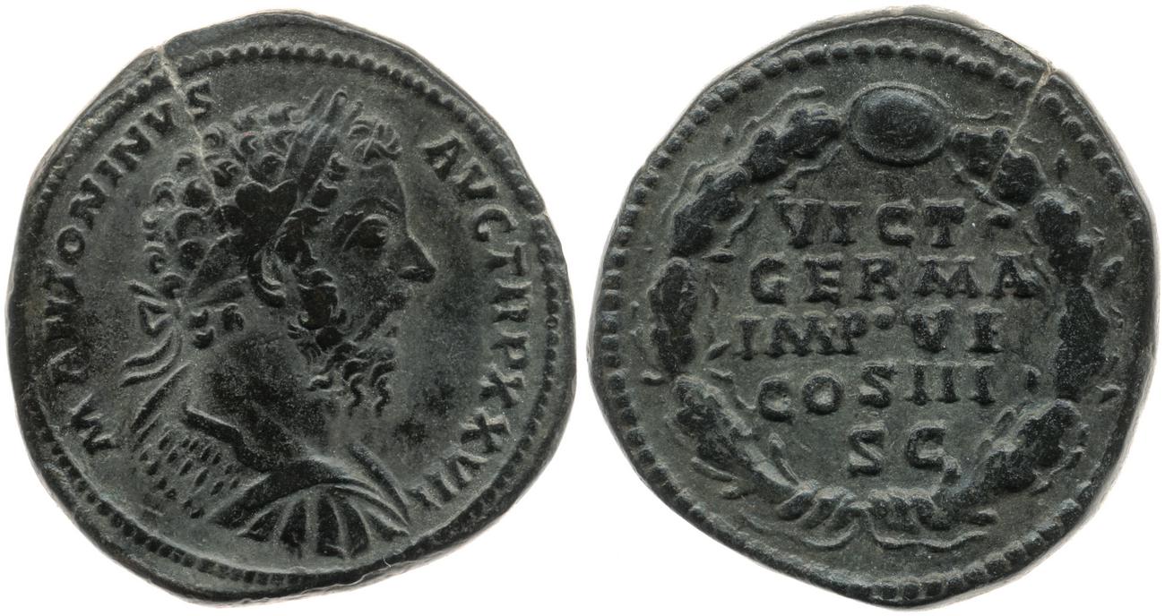 RIC III Marcus Aurelius 1091, аверс, bm