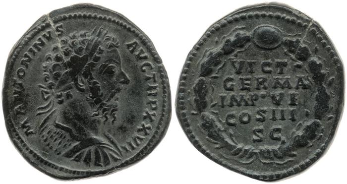 RIC III Marcus Aurelius 1091, реверс, bm