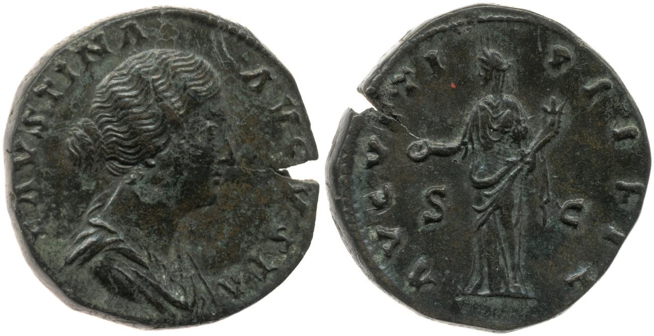 RIC III Antoninus Pius 1368, аверс, bm