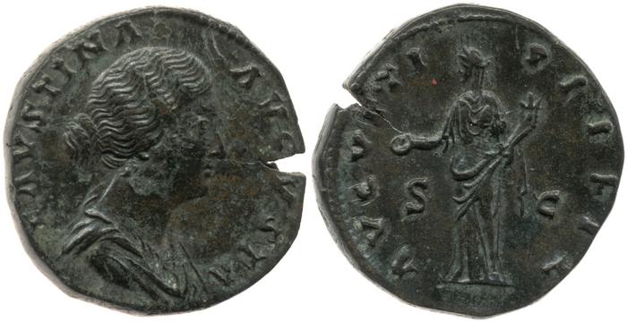 RIC III Antoninus Pius 1368, реверс, bm